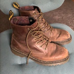 Dr. Martens Brown Leather Utility Boots size 9